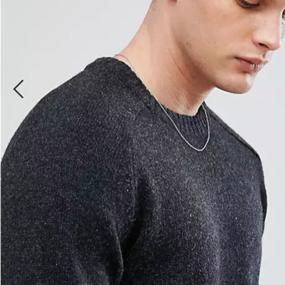 Selected Homme 100% Lambswool Sweater S NWT - Picture 3 of 3